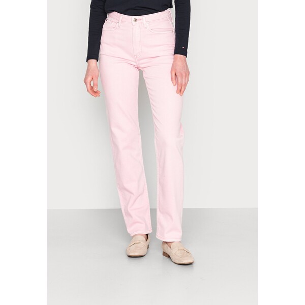 Tommy Hilfiger NEW CLASSIC Jeansy Straight Leg pastel pink TO121N0FZ-J11