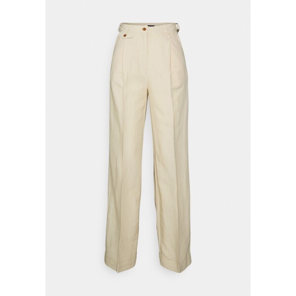 GANT BLEND WIDE PANTS Spodnie materiałowe desert beige GA321A028-B11