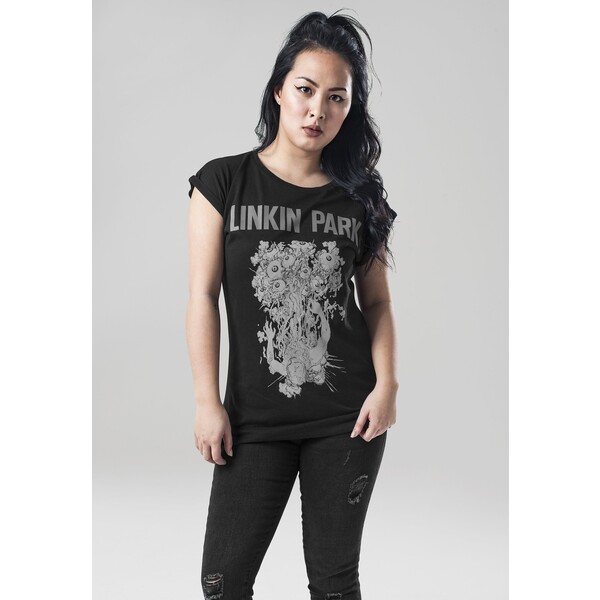 Merchcode LINKIN PARK T-shirt z nadrukiem black MEJ21D045-Q11