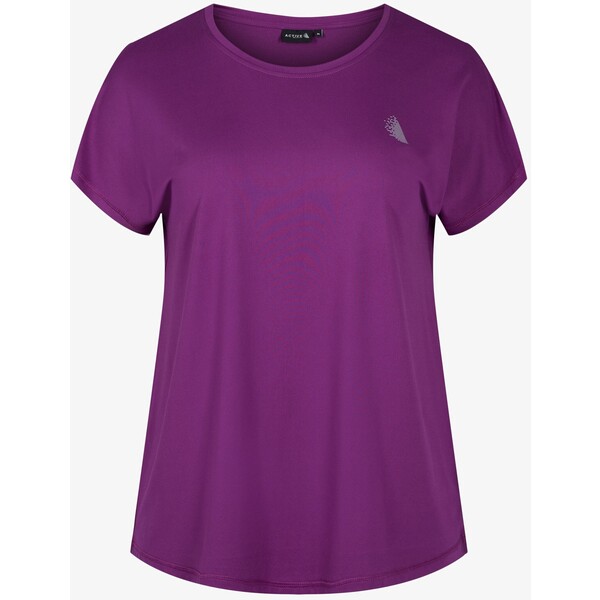 Active by Zizzi T-shirt basic purple ACA41D02Z-I11