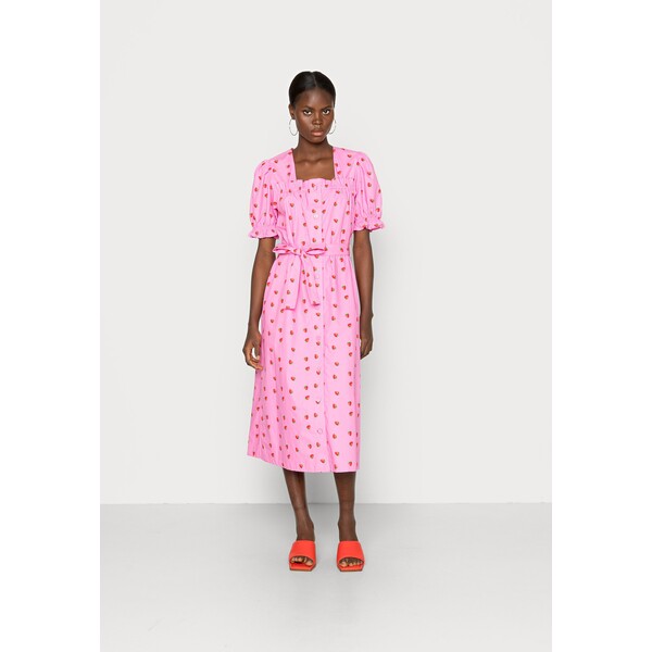 Cras MAYBECRAS DRESS Sukienka letnia pink/red CRG21C025-J11