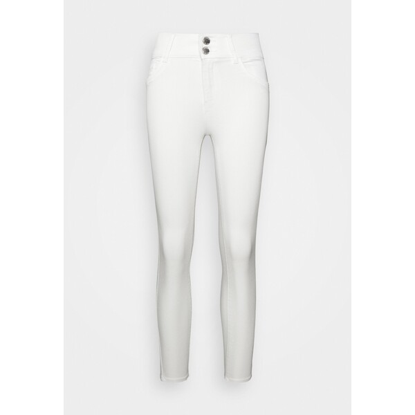 ONLY Petite ONLRAIN LIFE Jeansy Skinny Fit white OP421N0BM-A11