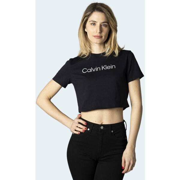 Calvin Klein Performance T-shirt z nadrukiem black CKA21D005-Q11