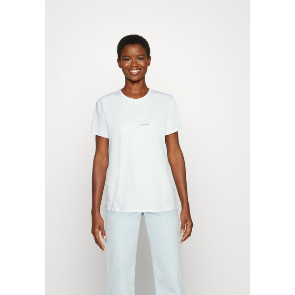 Calvin Klein VALENTINES CREW NECK T-shirt basic bright white 6CA21D05B-A11