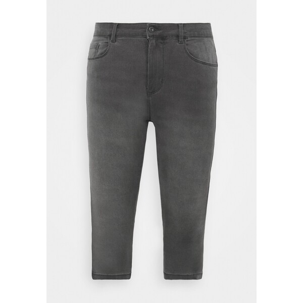 ONLY Carmakoma CARAUGUSTA LIFE Szorty jeansowe dark grey denim ONA21S01G-C11
