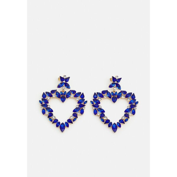 Pieces PCKATRHINE EARRINGS Kolczyki gold-coloured/mazarine blue PE351L1SJ-F11