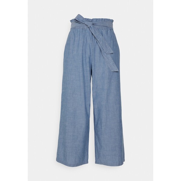 Vero Moda VMPAULINA PABERBAG CULOTTE Spodnie materiałowe medium blue denim VE121A17U-K11