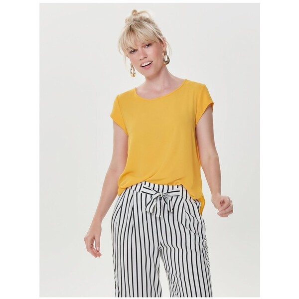 ONLY ONLVIC SOLID TOP T-shirt basic yellow ON321E0SM-E11