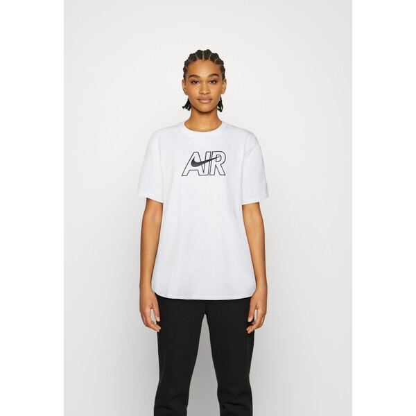 Nike Sportswear TEE AIR T-shirt z nadrukiem white NI121D0O5-A11