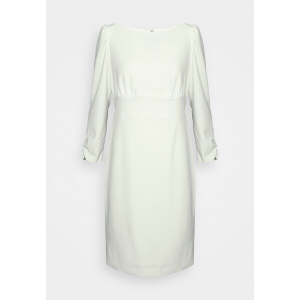 DKNY BANDED WAIST SHEATH Sukienka z dżerseju ivory DK121C0DO-A11