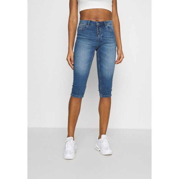 Vero Moda VMSEVEN Szorty jeansowe medium blue denim VE121S061-K12