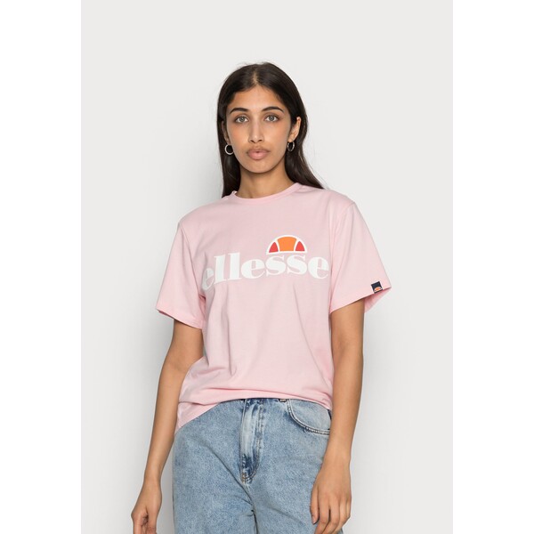 Ellesse ALBANY T-shirt z nadrukiem light pink EL921D00T-J12