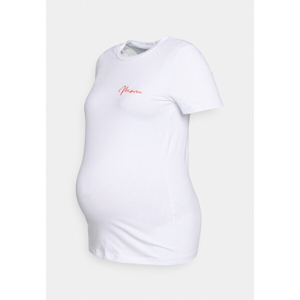 Mamalicious Curve MLCAMOMILE CAP T-shirt basic bright white M7V29G01E-A11