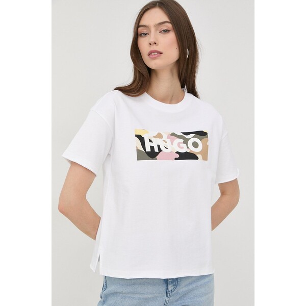 Hugo HUGO t-shirt bawełniany 50467442