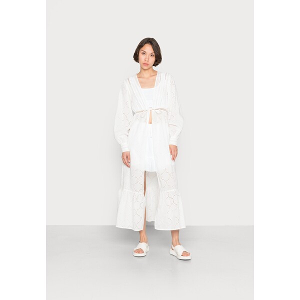 Colourful Rebel BRODERIE ANGLAISE KIMONO DRESS Tunika white C5J21G005-A11
