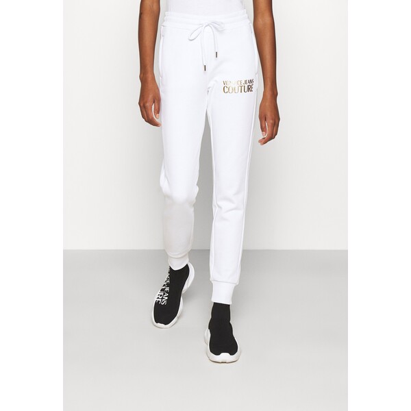 Versace Jeans Couture PANTS Spodnie treningowe white VEI21A01E-A11