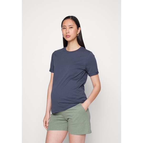 Pieces Maternity PMRIA FOLD UP SOLID TEE T-shirt basic ombre blue PIV29G02L-K12