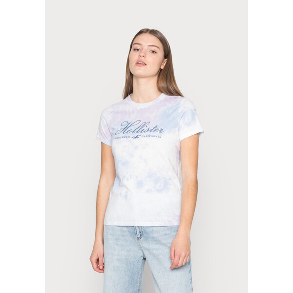 Hollister Co. T-shirt z nadrukiem wash H0421D0E8-A12