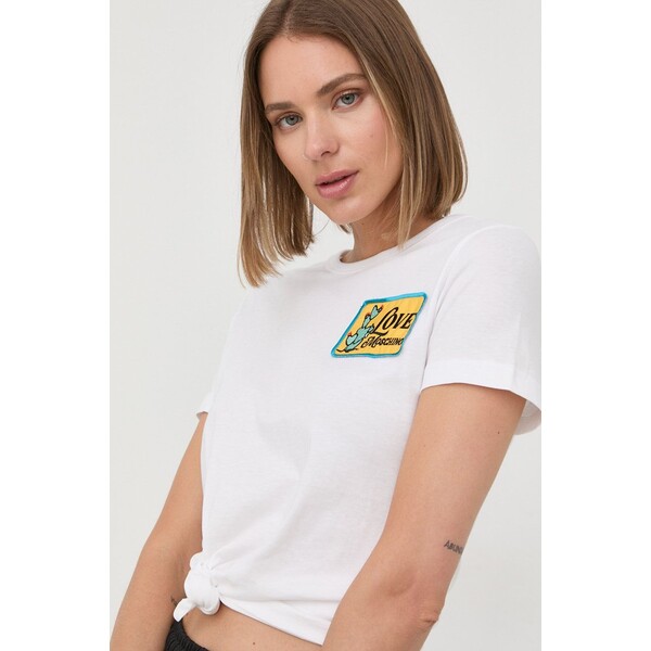 Love Moschino t-shirt bawełniany W.4.F73.80.M.3876