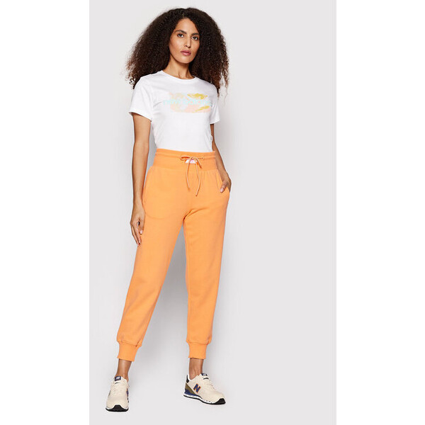 New Balance Spodnie dresowe WP21503 Pomarańczowy Relaxed Fit