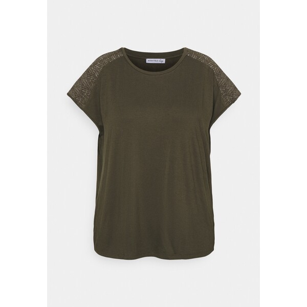 Anna Field Curvy T-shirt basic olive AX821D04H-N11