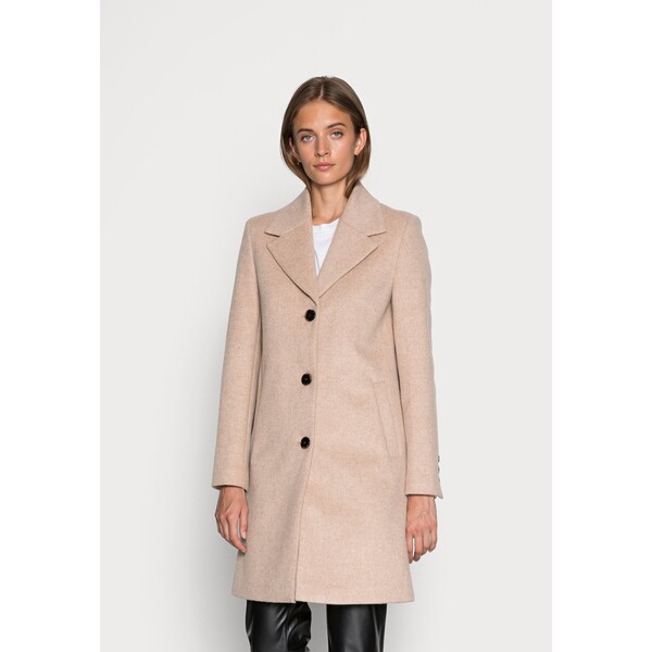 Selected Femme SLFNEW SASJA COAT Klasyczny płaszcz beige SE521U065-B11