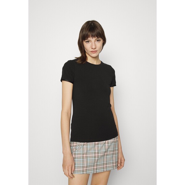 Calvin Klein LOGO TAPE CUFF T-shirt basic black 6CA21D04M-Q11