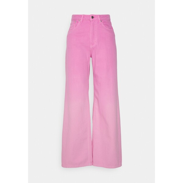 Neon & Nylon NEONAGA HOPE DIP DYE WIDE PANT Jeansy Relaxed Fit super pink N3P21A001-J11
