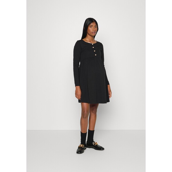 ONLY MATERNITY OLMLILLI BABYDOLL DRESS Sukienka z dżerseju black ON329F01Z-Q11