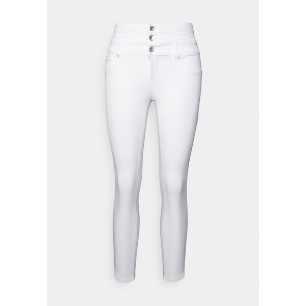 ONLY Petite ONLROYAL LIFE Jeansy Skinny Fit white OP421N0BW-A11