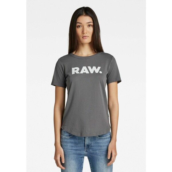 G-Star RAW SLIM T-shirt z nadrukiem granite GS121D0XG-C11