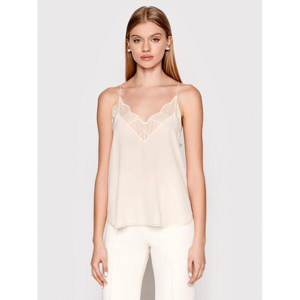 Zadig&Voltaire Top Christy WWCR00014 Beżowy Loose Fit