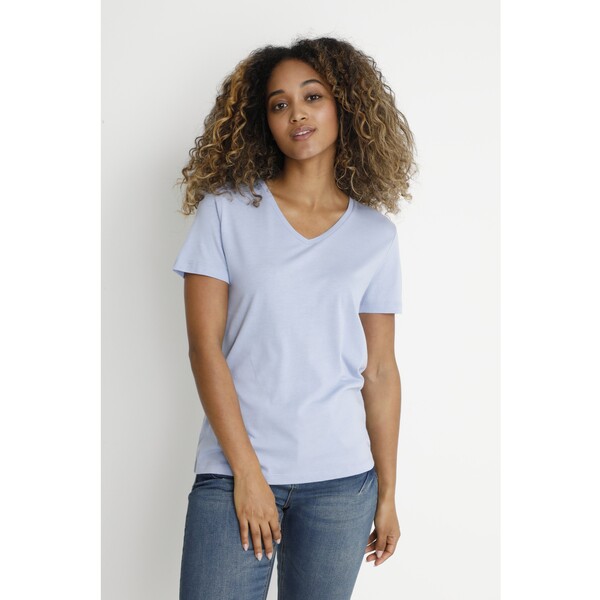 Cream NAIA T-shirt basic placid blue CR221D067-K16