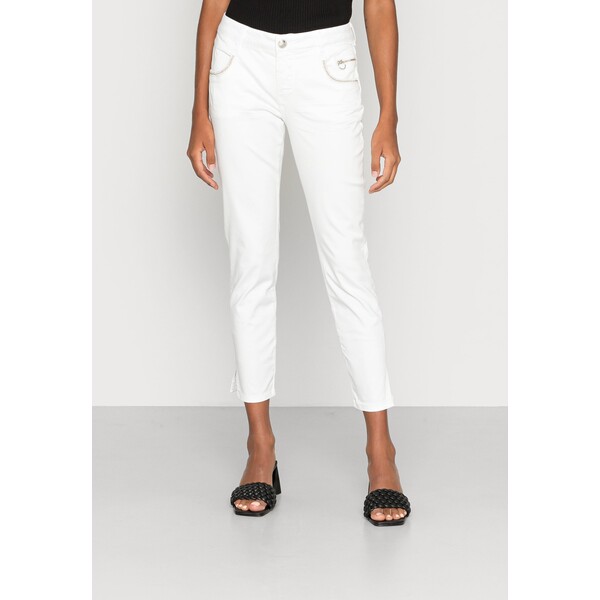 Mos Mosh ROMA PANT Spodnie materiałowe white MX921N07F-A11