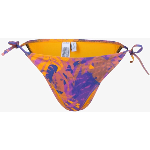 Calvin Klein Underwear SIDE TIE CHEEKY PRINT Dół od bikini tropical leaf C1181I00S-E11