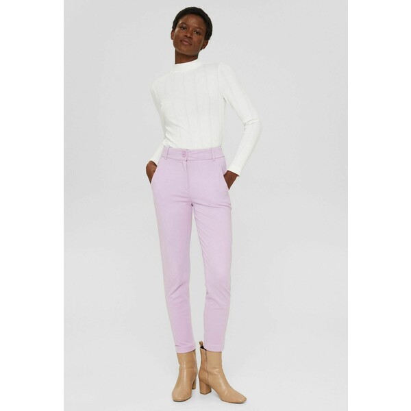Esprit Collection Spodnie materiałowe lilac ES421A0EQ-J11