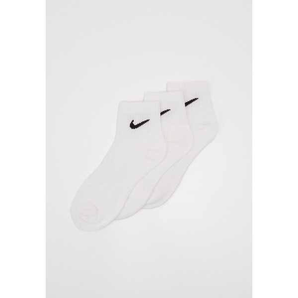 Nike Performance EVERYDAY ANKLE 3 PACK UNISEX Skarpety sportowe white/black N1244D08O-A11
