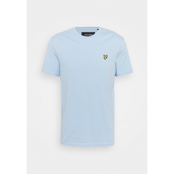 Lyle & Scott PLAIN T-shirt basic light blue LY222O041-K12