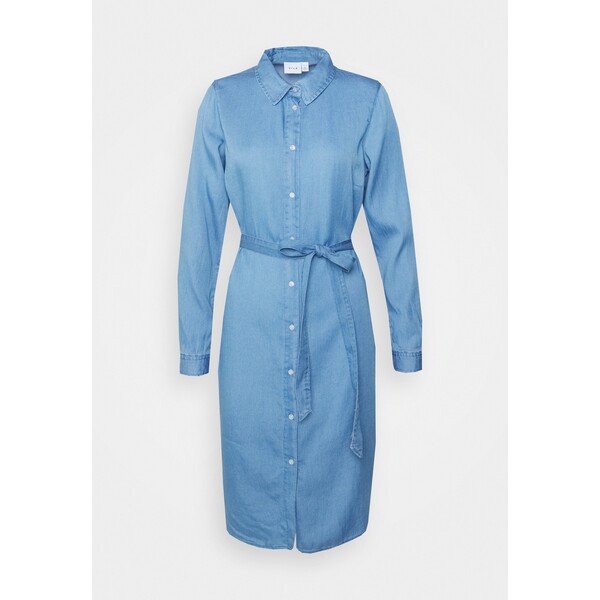 VILA TALL VIBISTA BELT DRESS Sukienka jeansowa medium blue denim V0A21C00C-K12