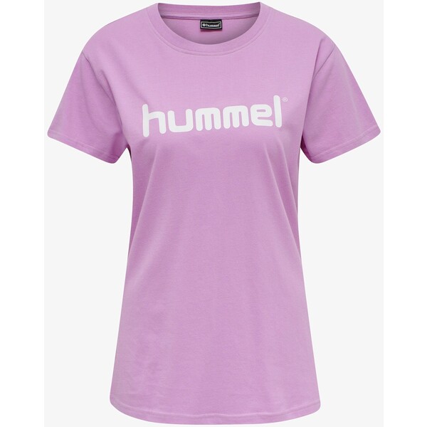 Hummel HMLGO T-shirt z nadrukiem orchid HU341D01Z-I12