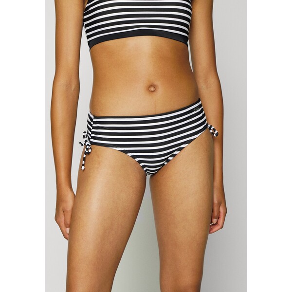 Venice Beach PANTS GATHERED Dół od bikini white/black 2VE81I012-Q11