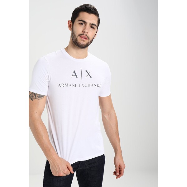 Armani Exchange 8NZTCJ T-shirt z nadrukiem white ARC22O00D-A11
