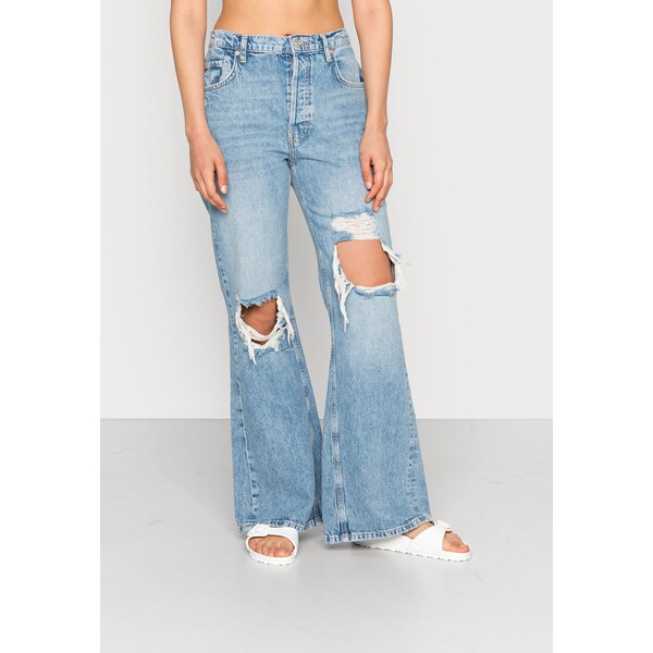 Free People NEW DAWN FLARE Jeansy Bootcut victoria blue FP021N01J-K11