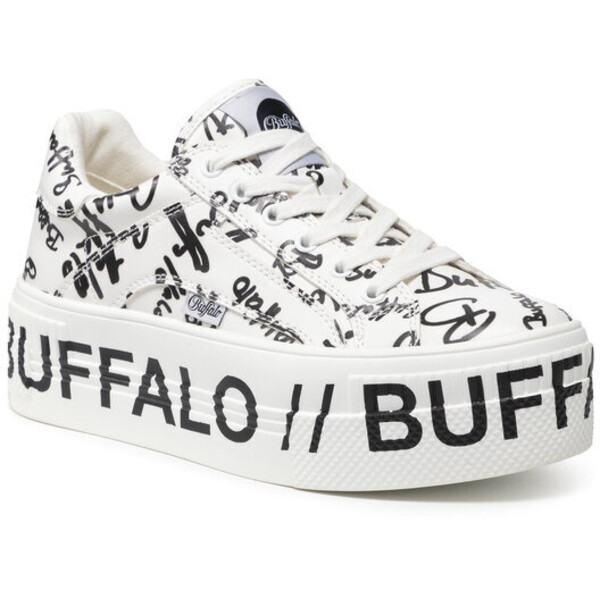 Buffalo Sneakersy Paired Print BN16306201 Biały