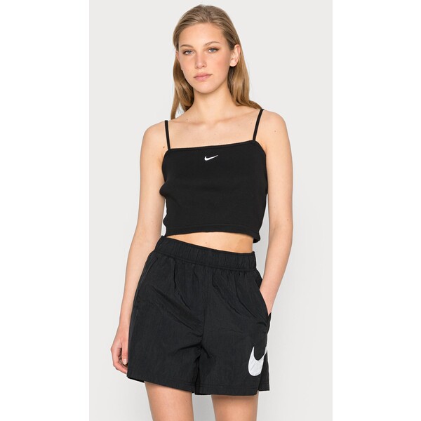 Nike Sportswear CROP Top black/white NI121D0P2-Q11