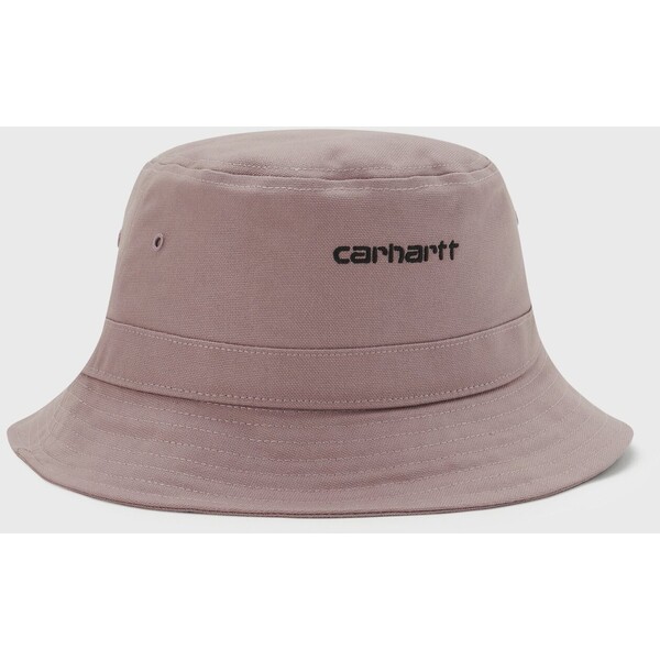 Carhartt WIP SCRIPT BUCKET HAT UNISEX Kapelusz earthy pink/black C1454R00H-J11