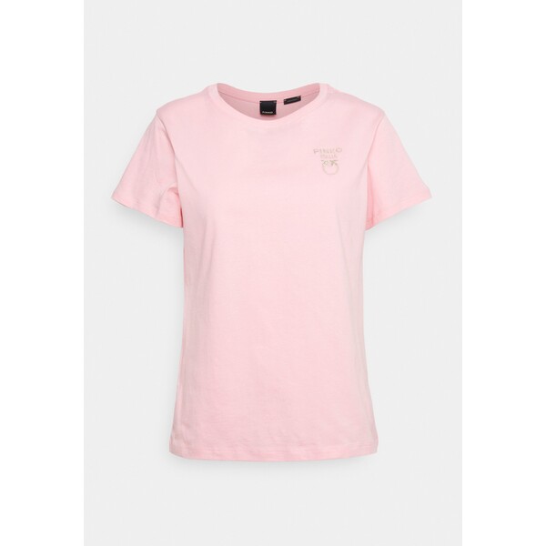 Pinko TREVIGLIO T-shirt basic rosa/gold P6921D042-G11