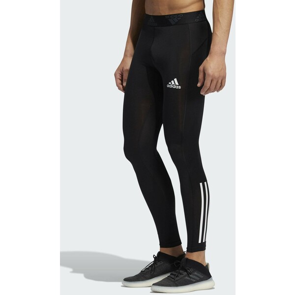 adidas Performance TECHFIT 3-STRIPES LONG TIGHTS Legginsy black AD542E292-Q11