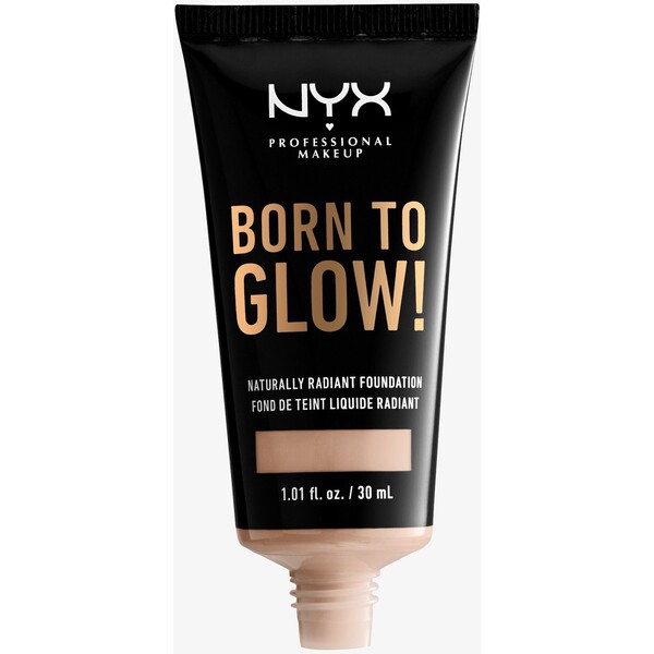Nyx Professional Makeup BORN TO GLOW NATURALLY RADIANT FOUNDATION Podkład 03 porcelain NY631E02X-B11
