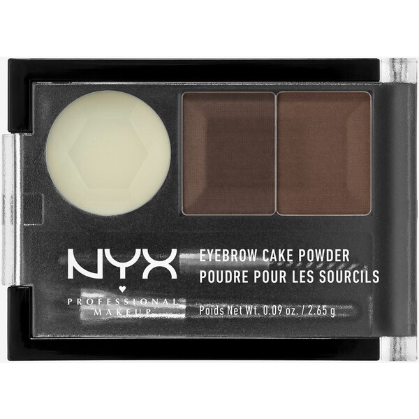Nyx Professional Makeup EYEBROW CAKE POWDER Puder do brwi 2 dark brown/ brown NY631F01O-O11